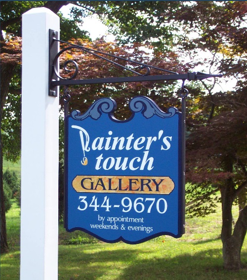 Vinyl & Painted Signs sign project by New England Sign Carvers