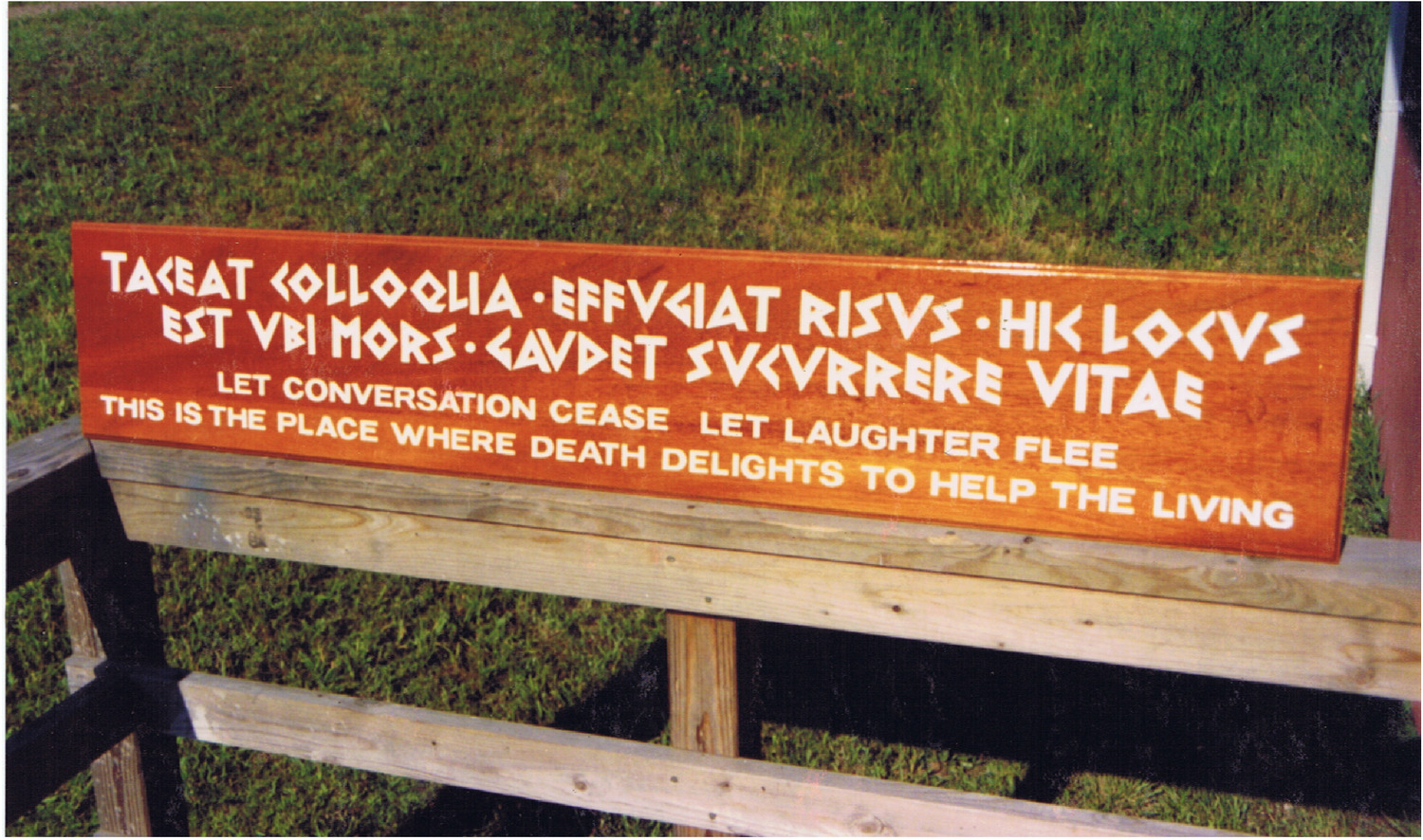 Morgue Sign