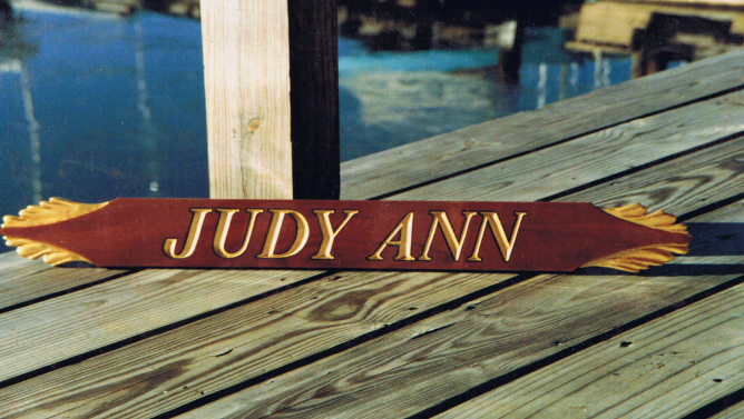 Boat Signs — example