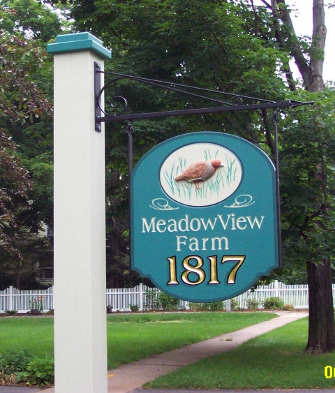 House & Farm Signs sign project by New England Sign Carvers