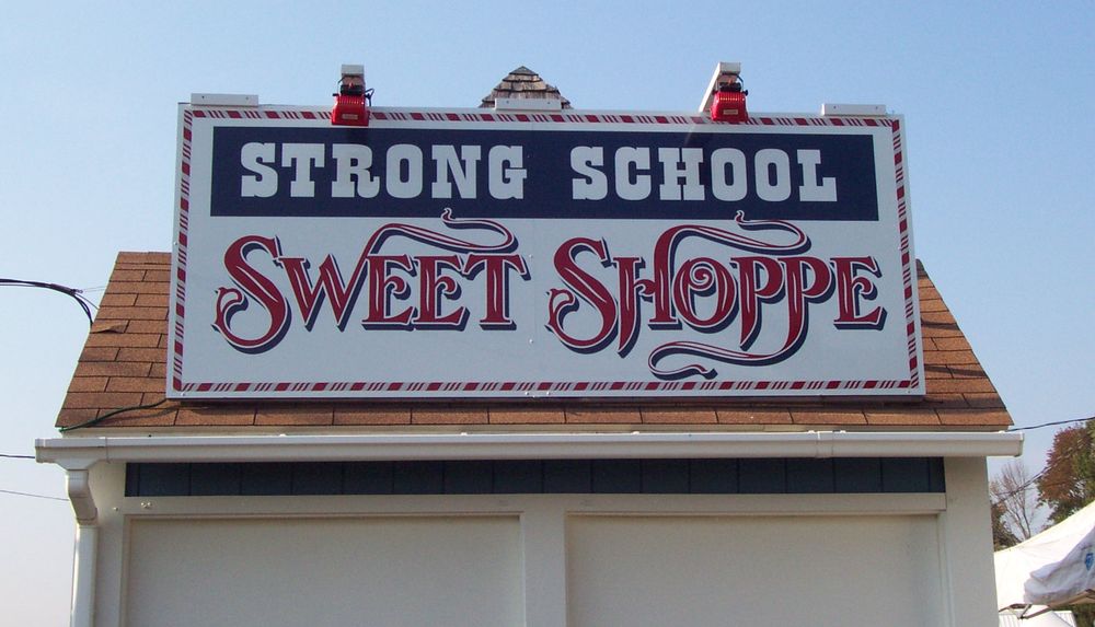 Vinyl & Painted Signs — example