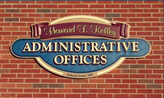 Sandblasted Signs — example