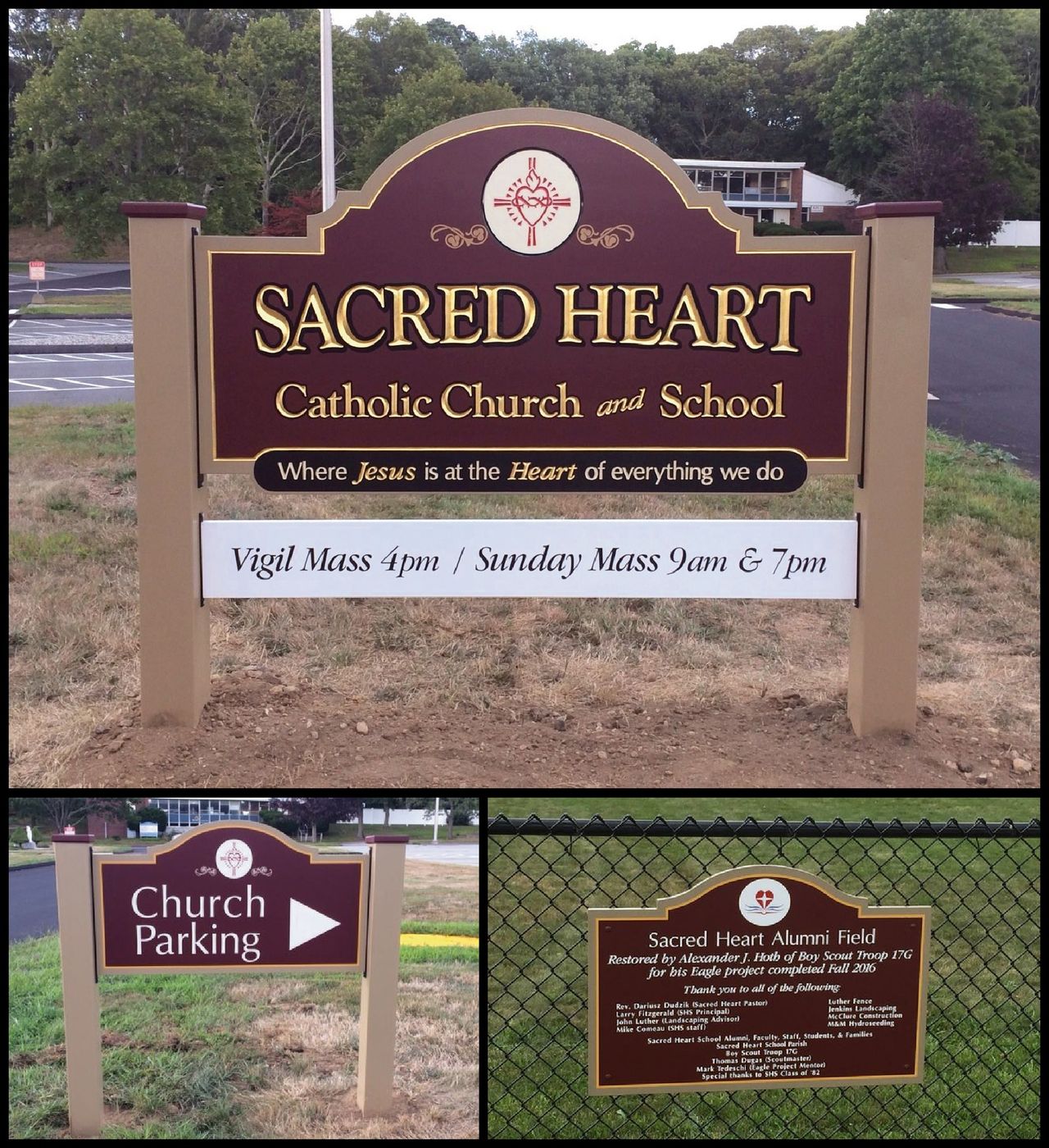 Sacred Heart Sign System